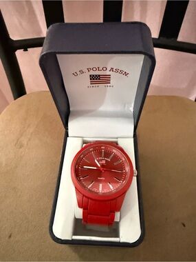 U.S. Polo Assn. Red Watch – Like New